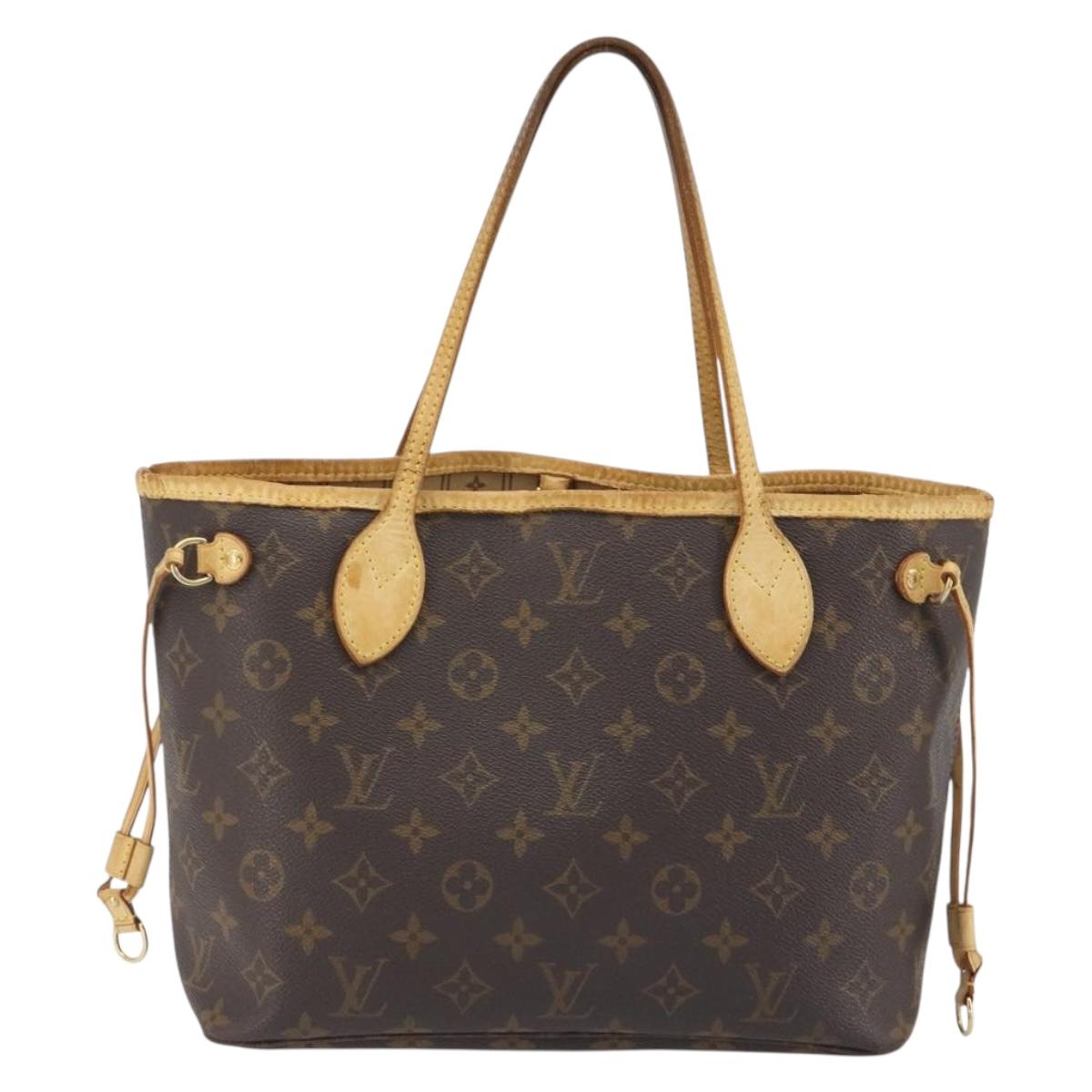 LOUIS VUITTON Monogram Neverfull PM Tote Bag M40155 LV Auth ep15233