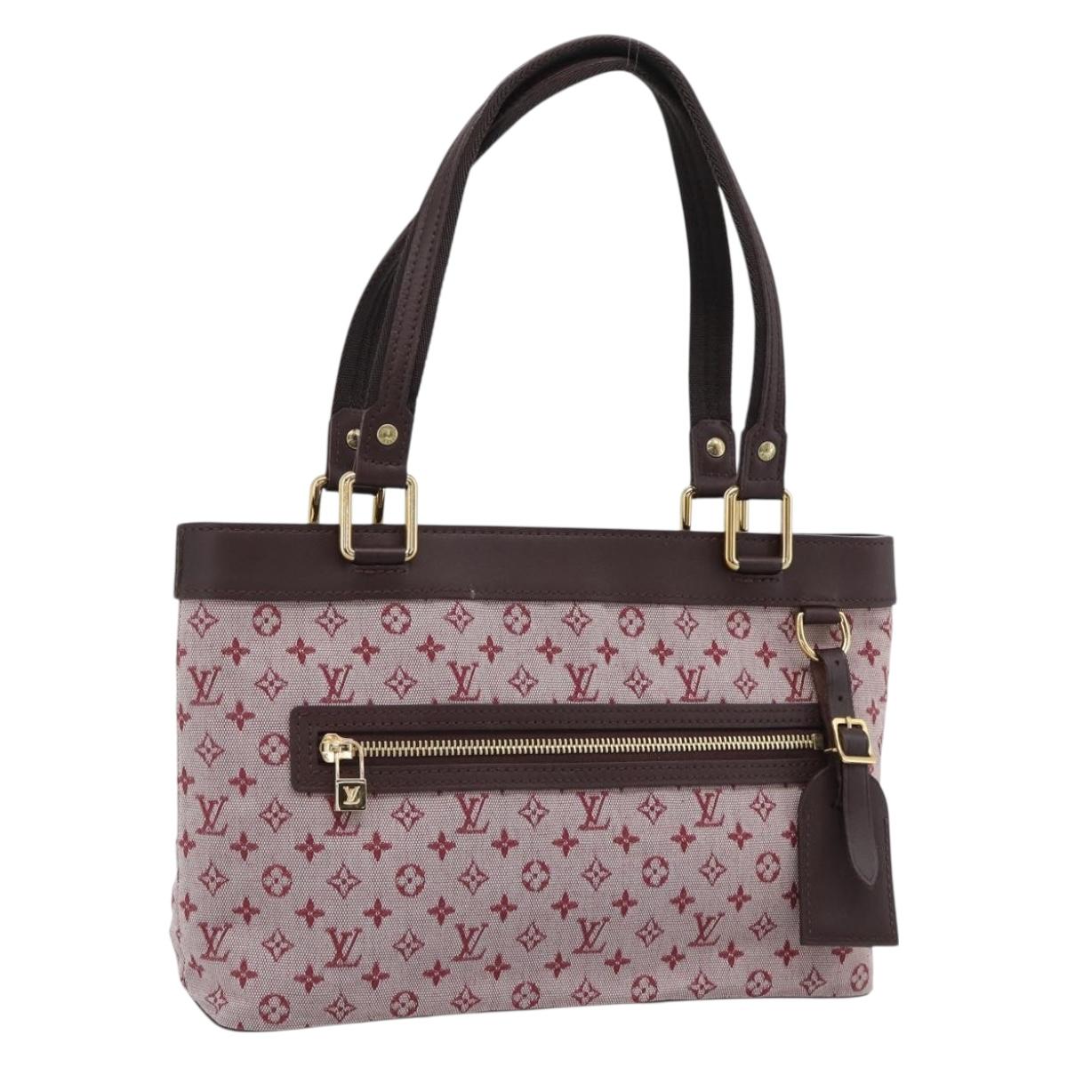 LOUIS VUITTON Monogram Mini Lucille PM Hand Bag Red M92678 LV Auth ep15236A