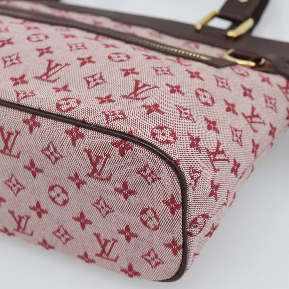LOUIS VUITTON Monogram Mini Lucille PM Hand Bag Red M92678 LV Auth ep15236A