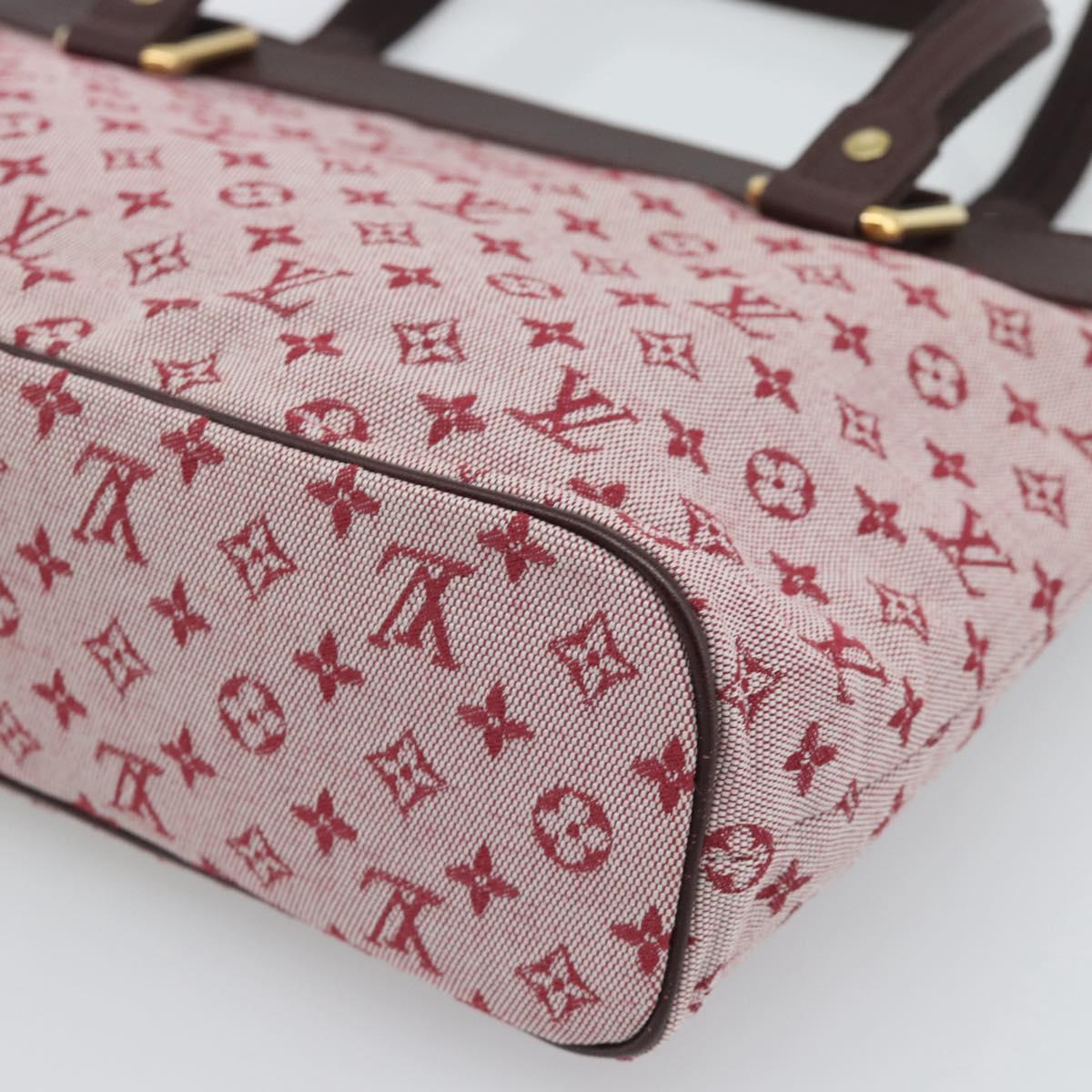 LOUIS VUITTON Monogram Mini Lucille PM Hand Bag Red M92678 LV Auth ep15236A