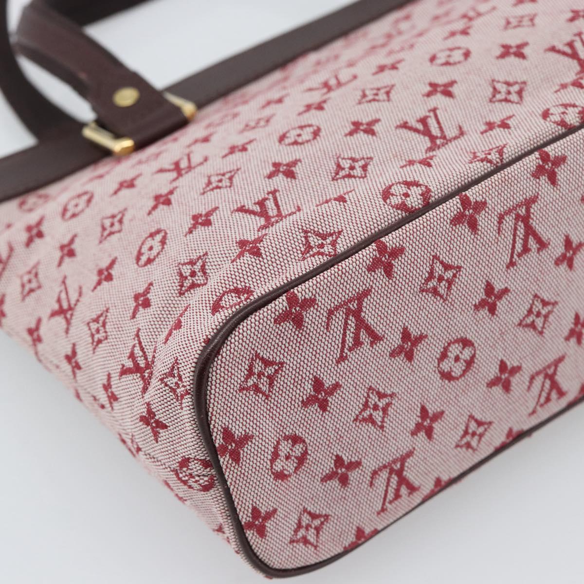 LOUIS VUITTON Monogram Mini Lucille PM Hand Bag Red M92678 LV Auth ep15236A