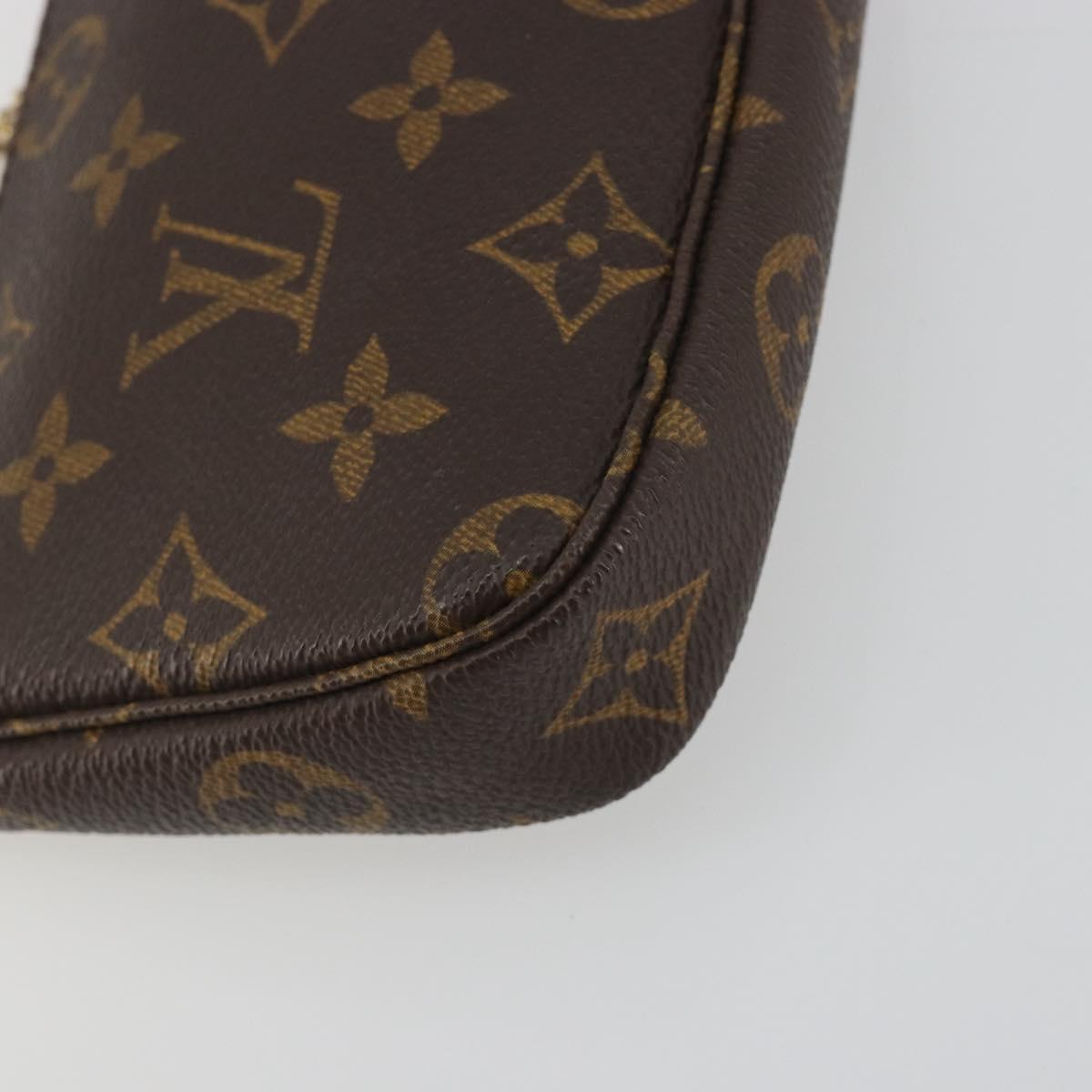 LOUIS VUITTON Monogram Mini Pochette Accessoires Pouch M58009 LV Auth ep15240A