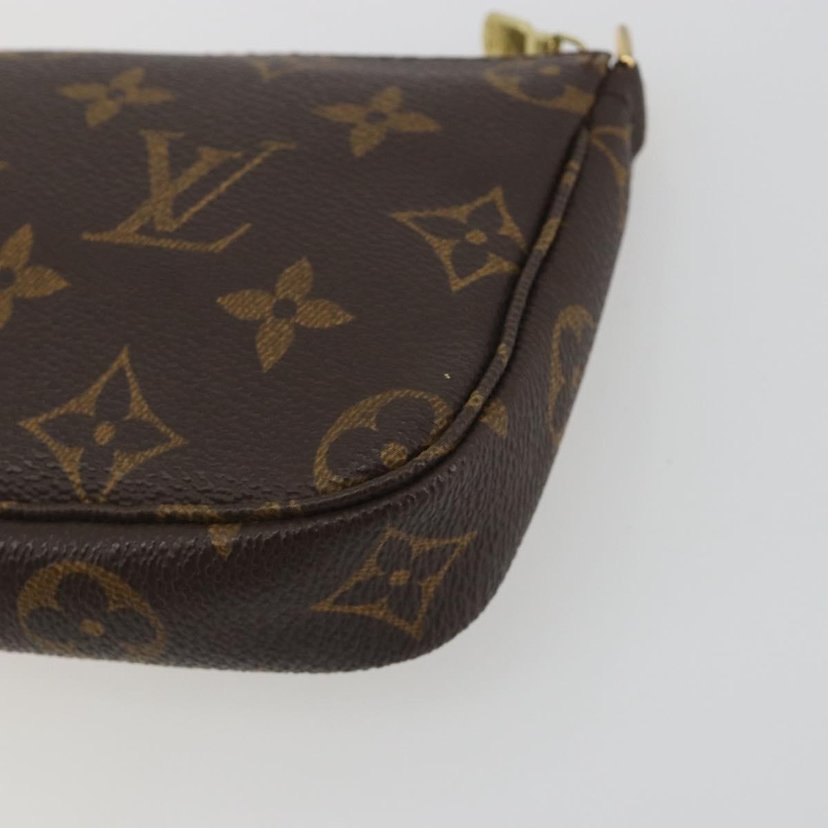 LOUIS VUITTON Monogram Mini Pochette Accessoires Pouch M58009 LV Auth ep15240A