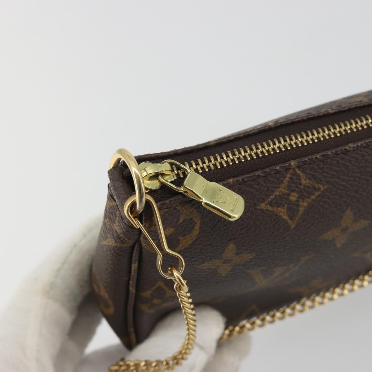 LOUIS VUITTON Monogram Mini Pochette Accessoires Pouch M58009 LV Auth ep15240A