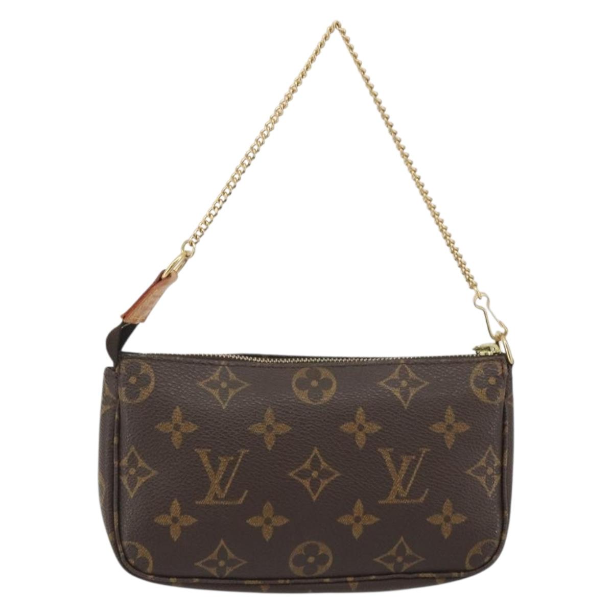 LOUIS VUITTON Monogram Mini Pochette Accessoires Pouch M58009 LV Auth ep15240A