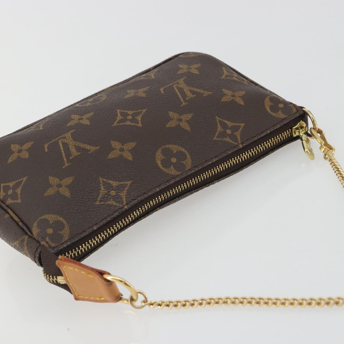 LOUIS VUITTON Monogram Mini Pochette Accessoires Pouch M58009 LV Auth ep15240A