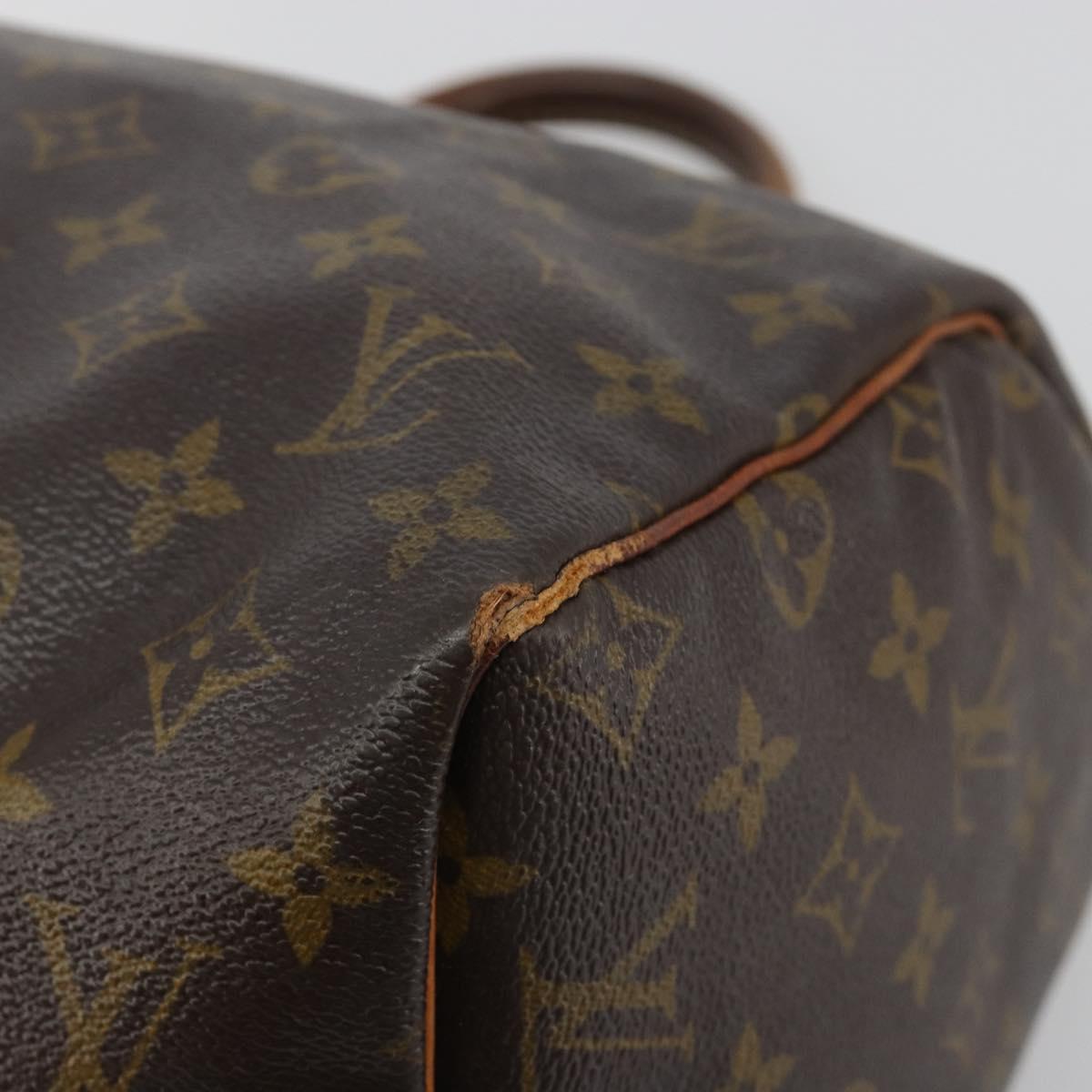 LOUIS VUITTON Monogram Speedy 30 Hand Bag M41526 LV Auth ep15249