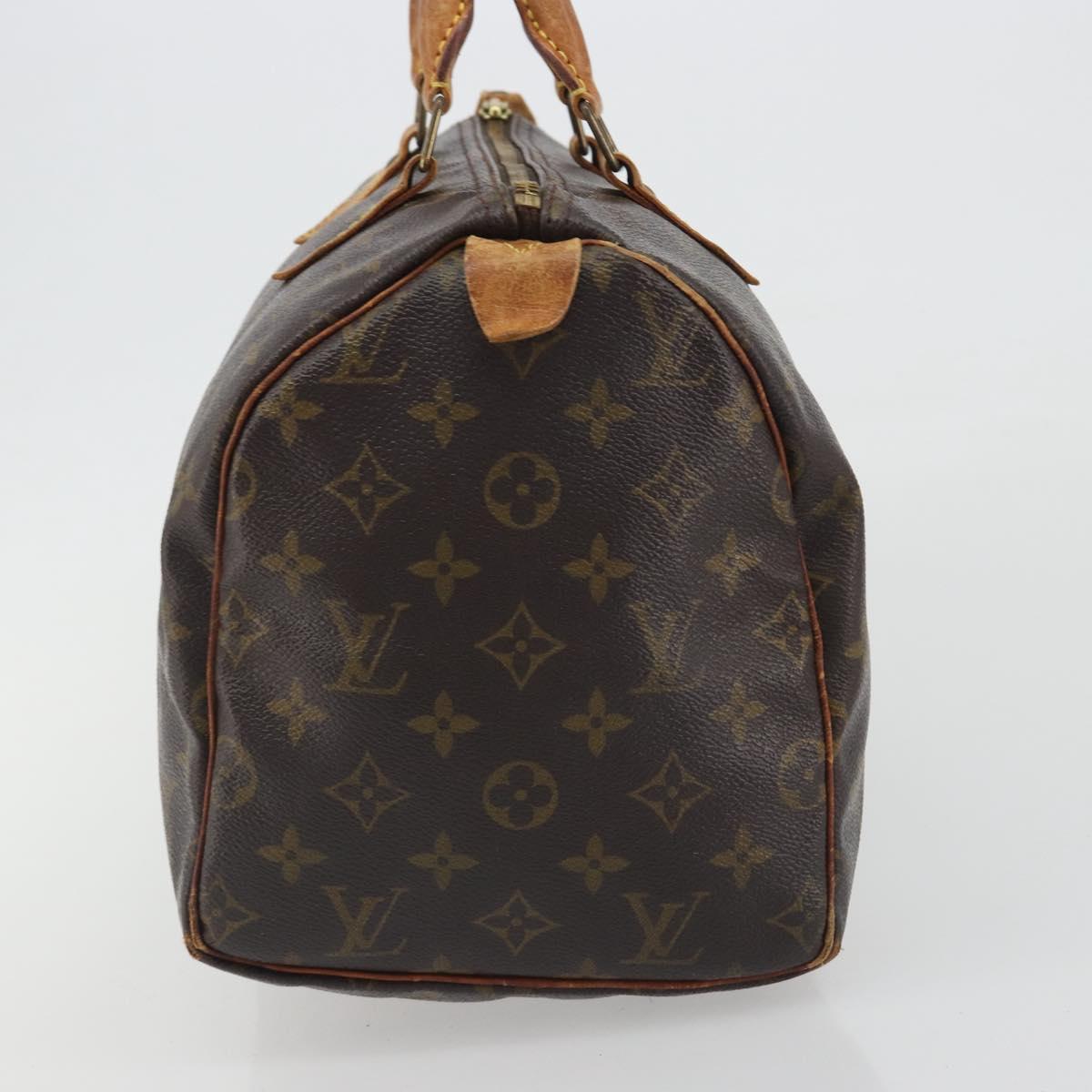 LOUIS VUITTON Monogram Speedy 30 Hand Bag M41526 LV Auth ep15249