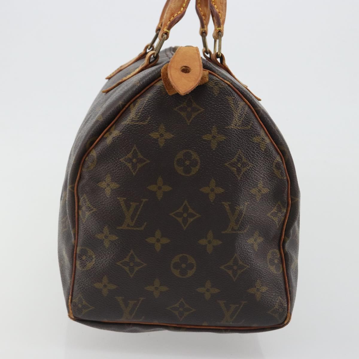 LOUIS VUITTON Monogram Speedy 30 Hand Bag M41526 LV Auth ep15249