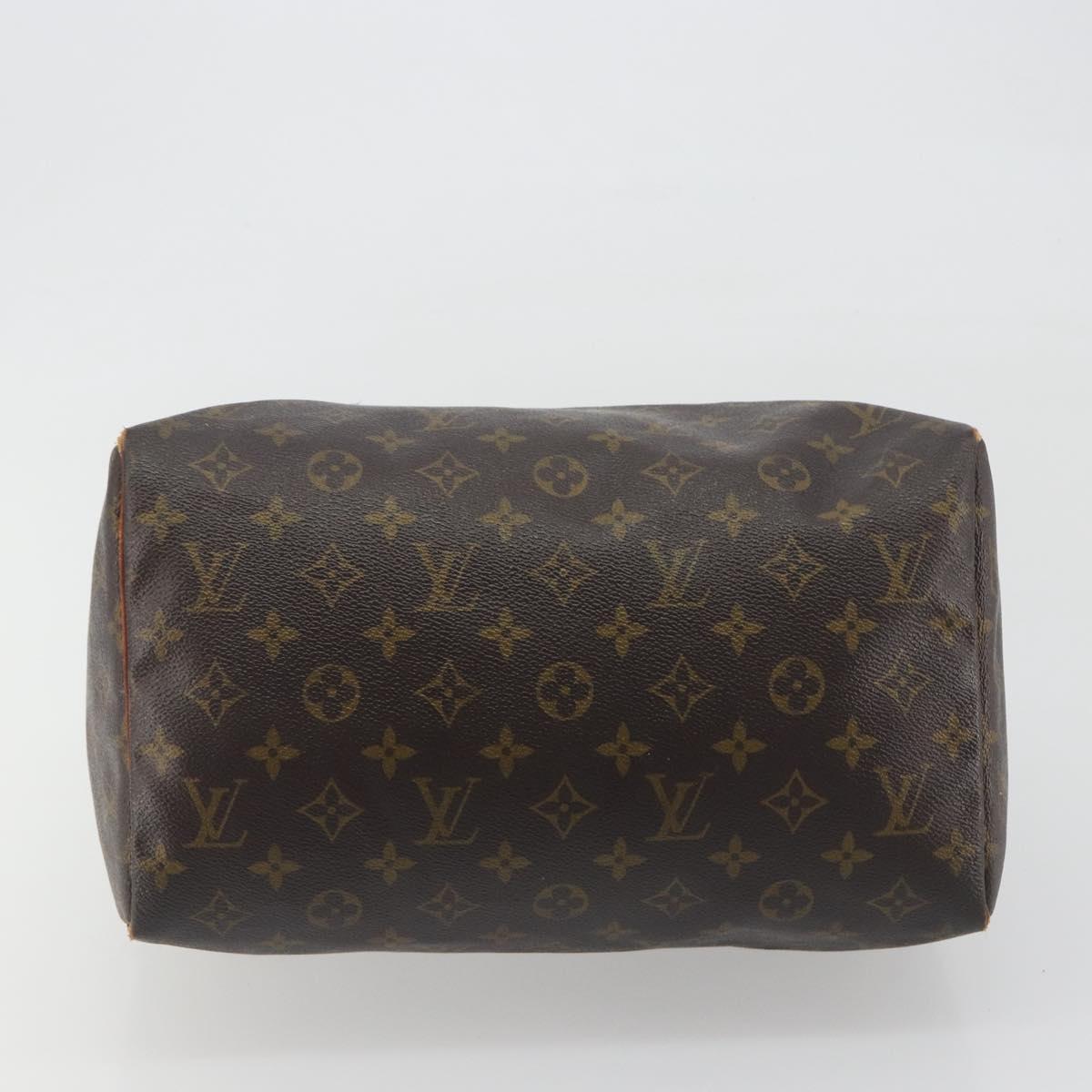 LOUIS VUITTON Monogram Speedy 30 Hand Bag M41526 LV Auth ep15249