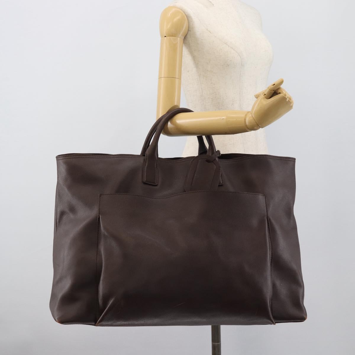 GUCCI Boston Bag Leather Brown 019 2048 3170 00 Auth ep15256