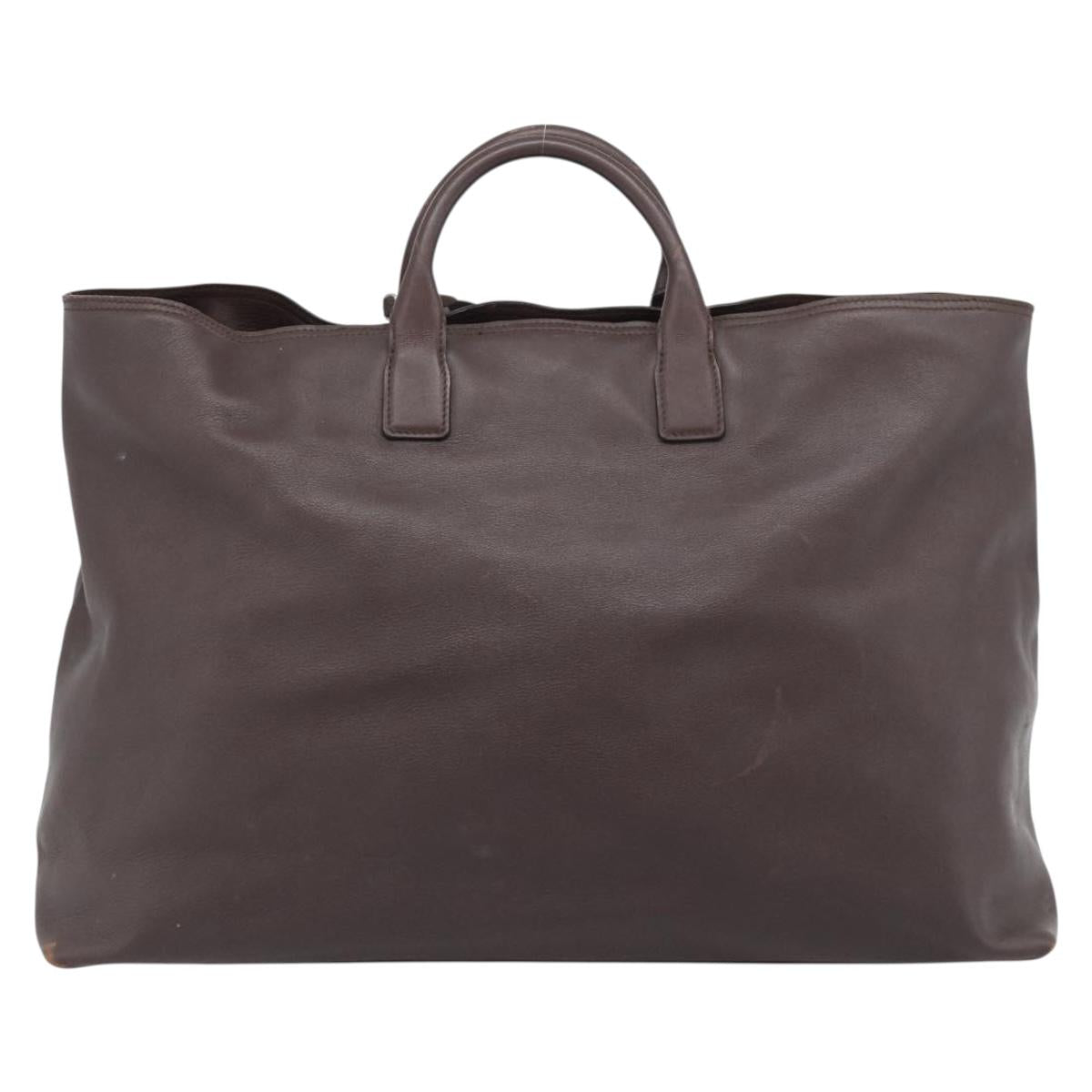 GUCCI Boston Bag Leather Brown 019 2048 3170 00 Auth ep15256
