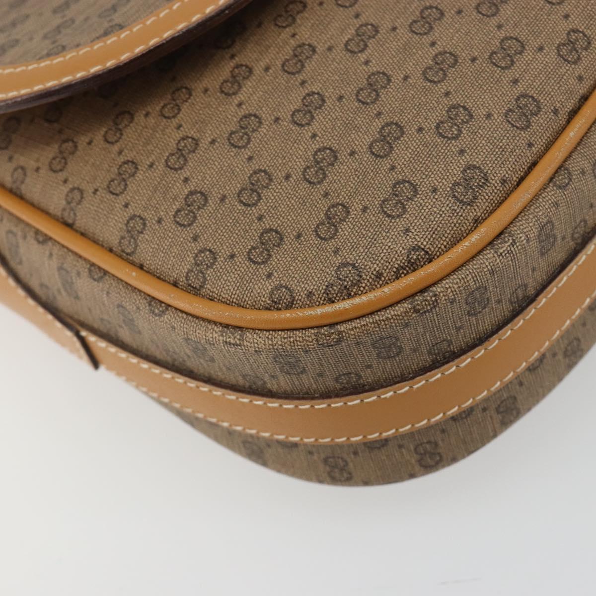 GUCCI Micro GG Supreme Shoulder Bag PVC Beige Gold 001 084 0914 Auth ep15257