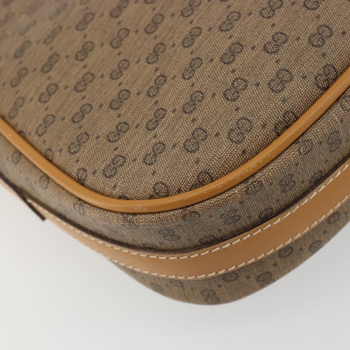 GUCCI Micro GG Supreme Shoulder Bag PVC Beige Gold 001 084 0914 Auth ep15257
