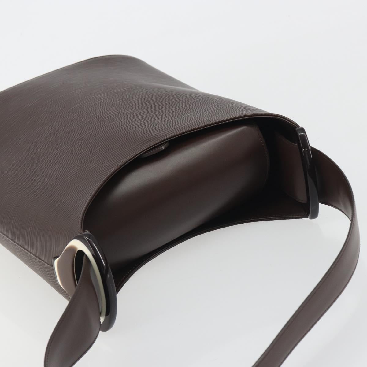 LOUIS VUITTON Epi Verseau Shoulder Bag Brown Mocha M5281D LV Auth ep15261V