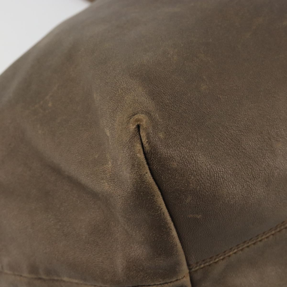 LOEWE Tote Bag Leather Brown Auth ep15264