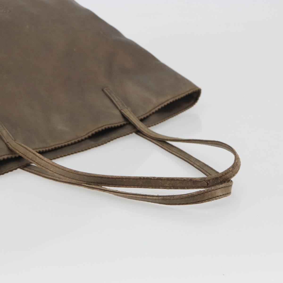 LOEWE Tote Bag Leather Brown Auth ep15264