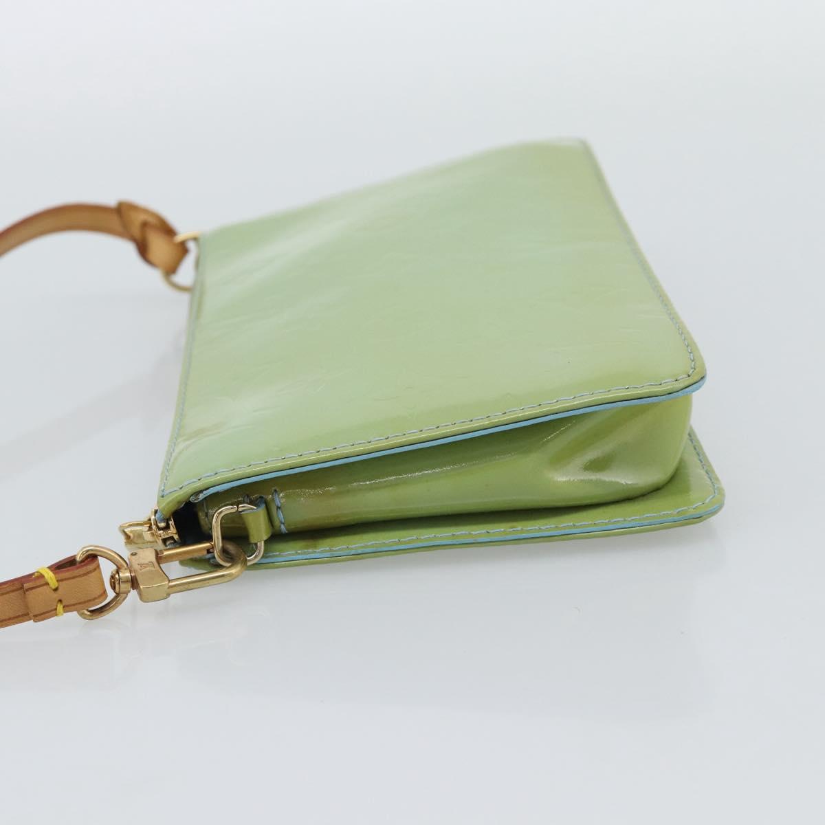 LOUIS VUITTON Monogram Vernis Lexington Accessory Pouch Blue M91011 Auth ep15271
