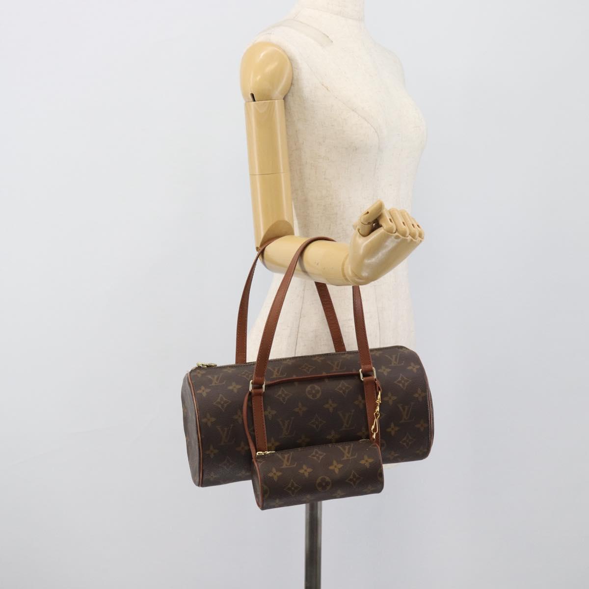 LOUIS VUITTON Monogram Papillon 30 Hand Bag M51365 LV Auth ep15275A