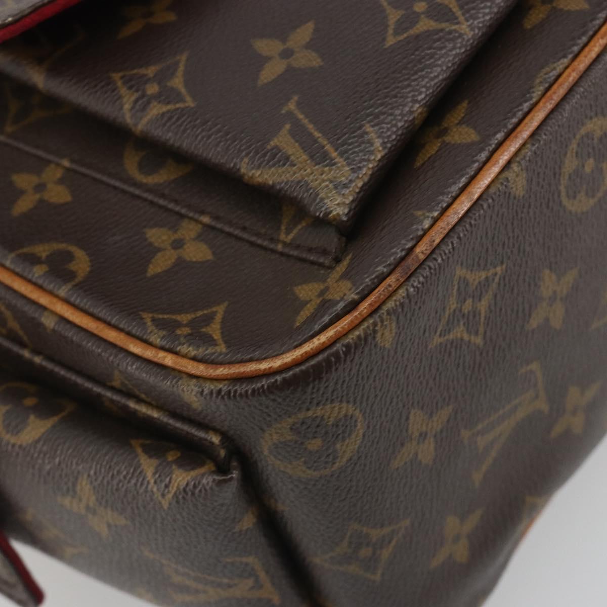 LOUIS VUITTON Monogram Exsantricite Hand Bag M51161 LV Auth ep15279