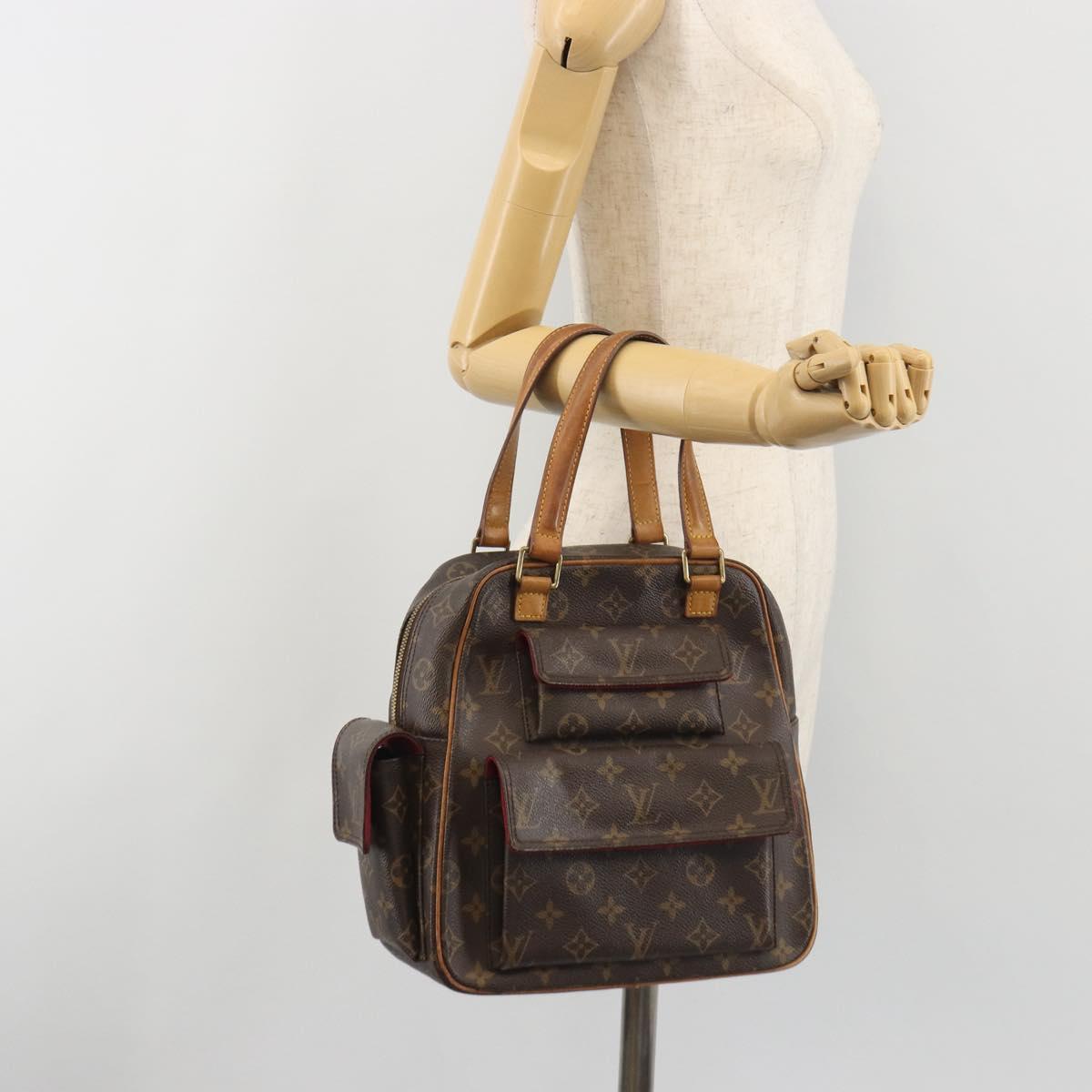 LOUIS VUITTON Monogram Exsantricite Hand Bag M51161 LV Auth ep15279