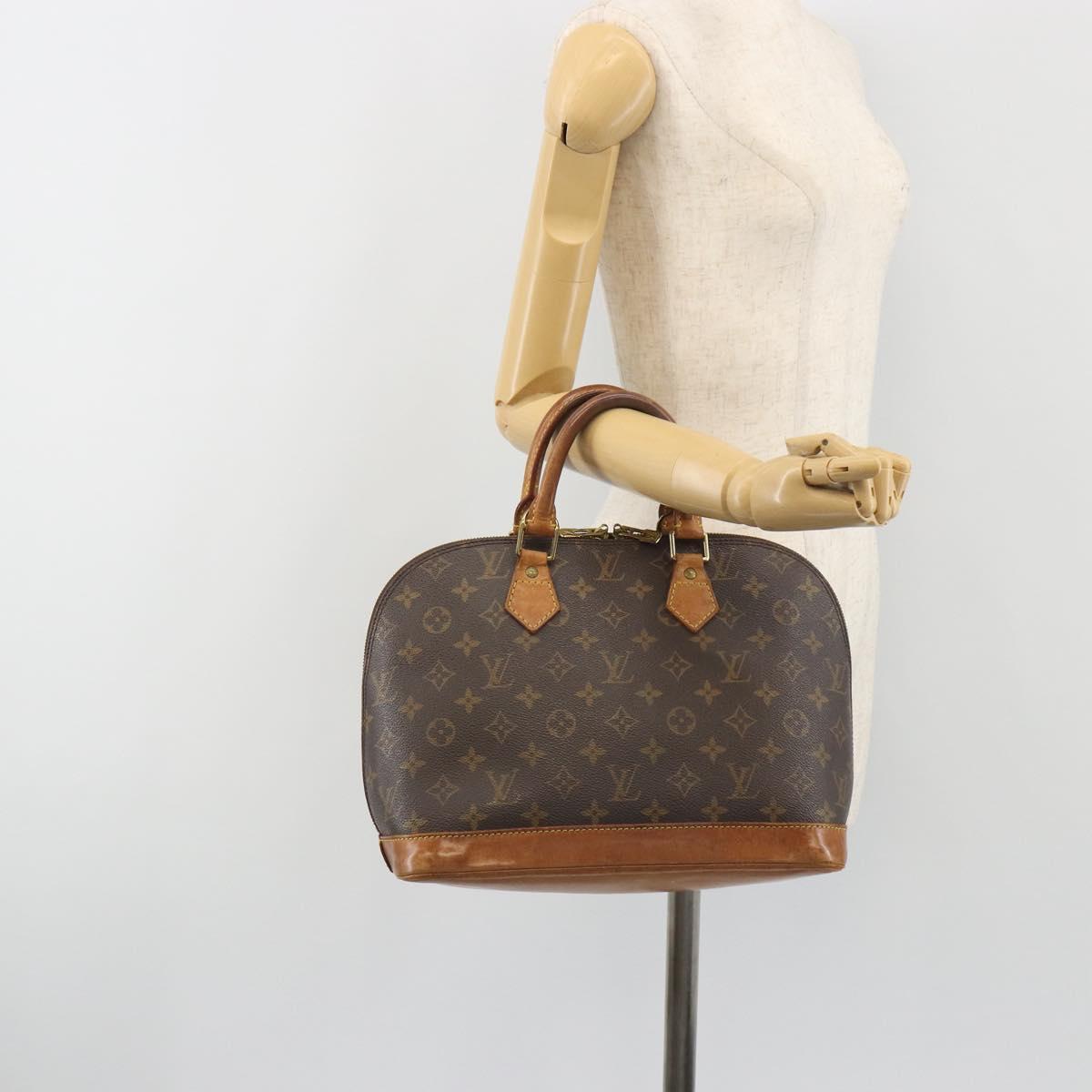 LOUIS VUITTON Monogram Alma Hand Bag M51130 LV Auth ep15280