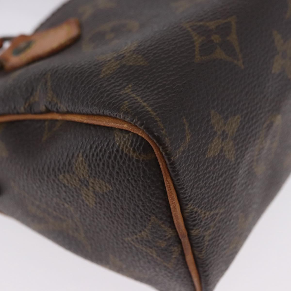 LOUIS VUITTON Monogram Mini Speedy Hand Bag M41534 LV Auth ep15281