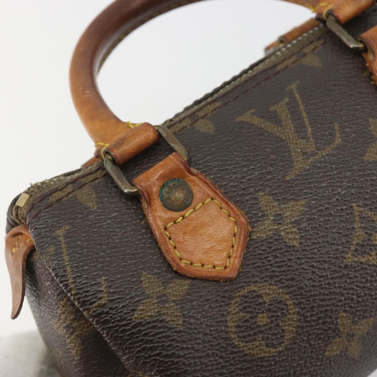 LOUIS VUITTON Monogram Mini Speedy Hand Bag M41534 LV Auth ep15281