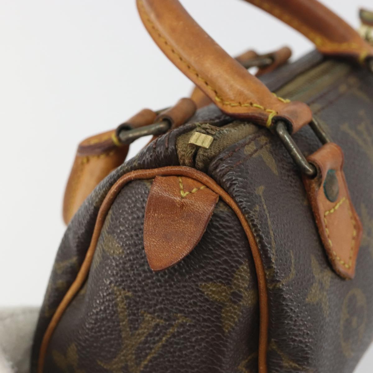 LOUIS VUITTON Monogram Mini Speedy Hand Bag M41534 LV Auth ep15281