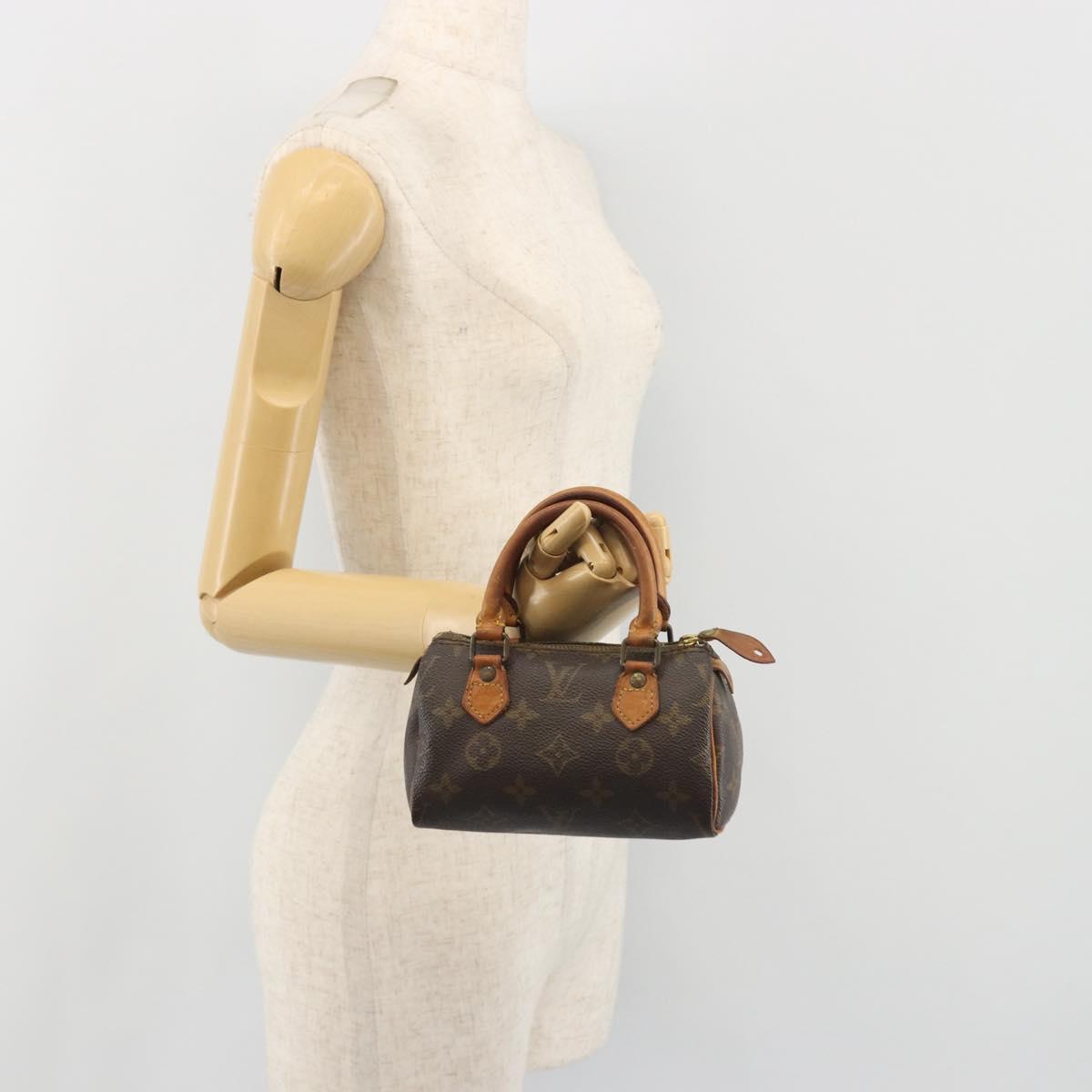 LOUIS VUITTON Monogram Mini Speedy Hand Bag M41534 LV Auth ep15281