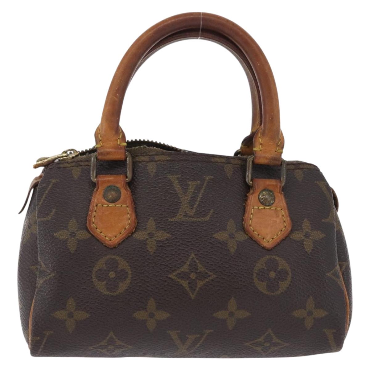 LOUIS VUITTON Monogram Mini Speedy Hand Bag M41534 LV Auth ep15281