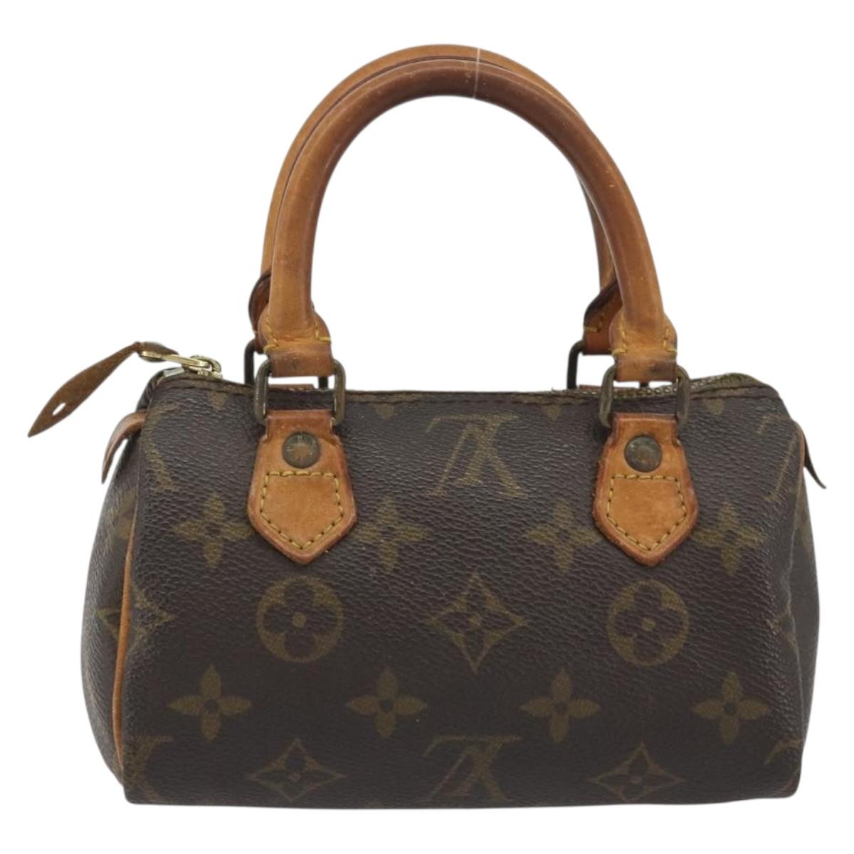 LOUIS VUITTON Monogram Mini Speedy Hand Bag M41534 LV Auth ep15281