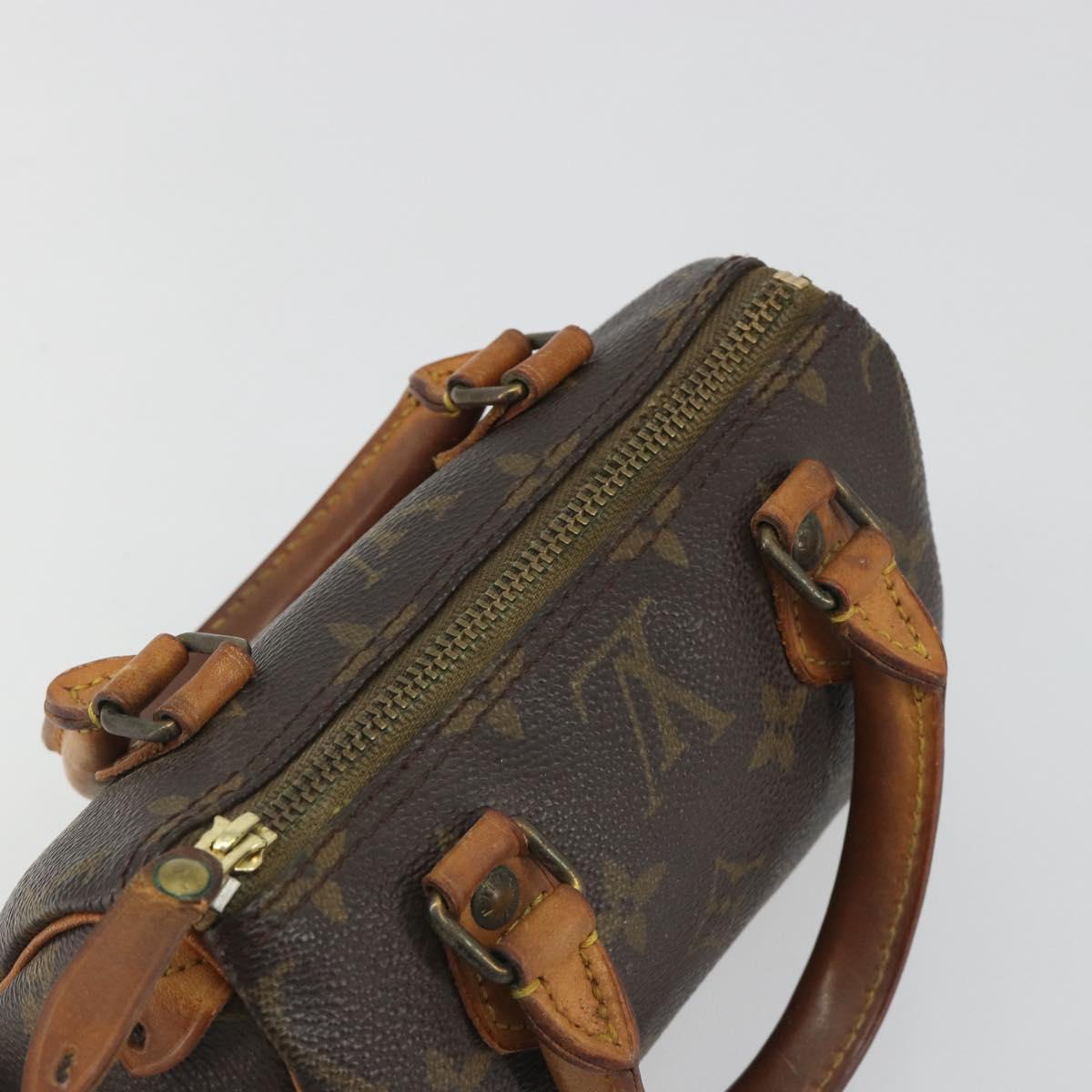 LOUIS VUITTON Monogram Mini Speedy Hand Bag M41534 LV Auth ep15281