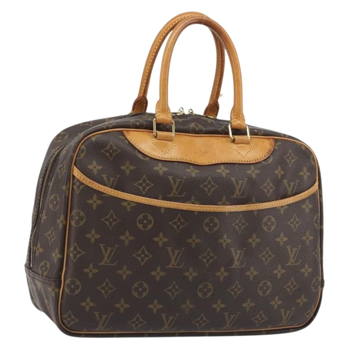 LOUIS VUITTON Monogram Deauville Hand Bag M47270 LV Auth ep15282