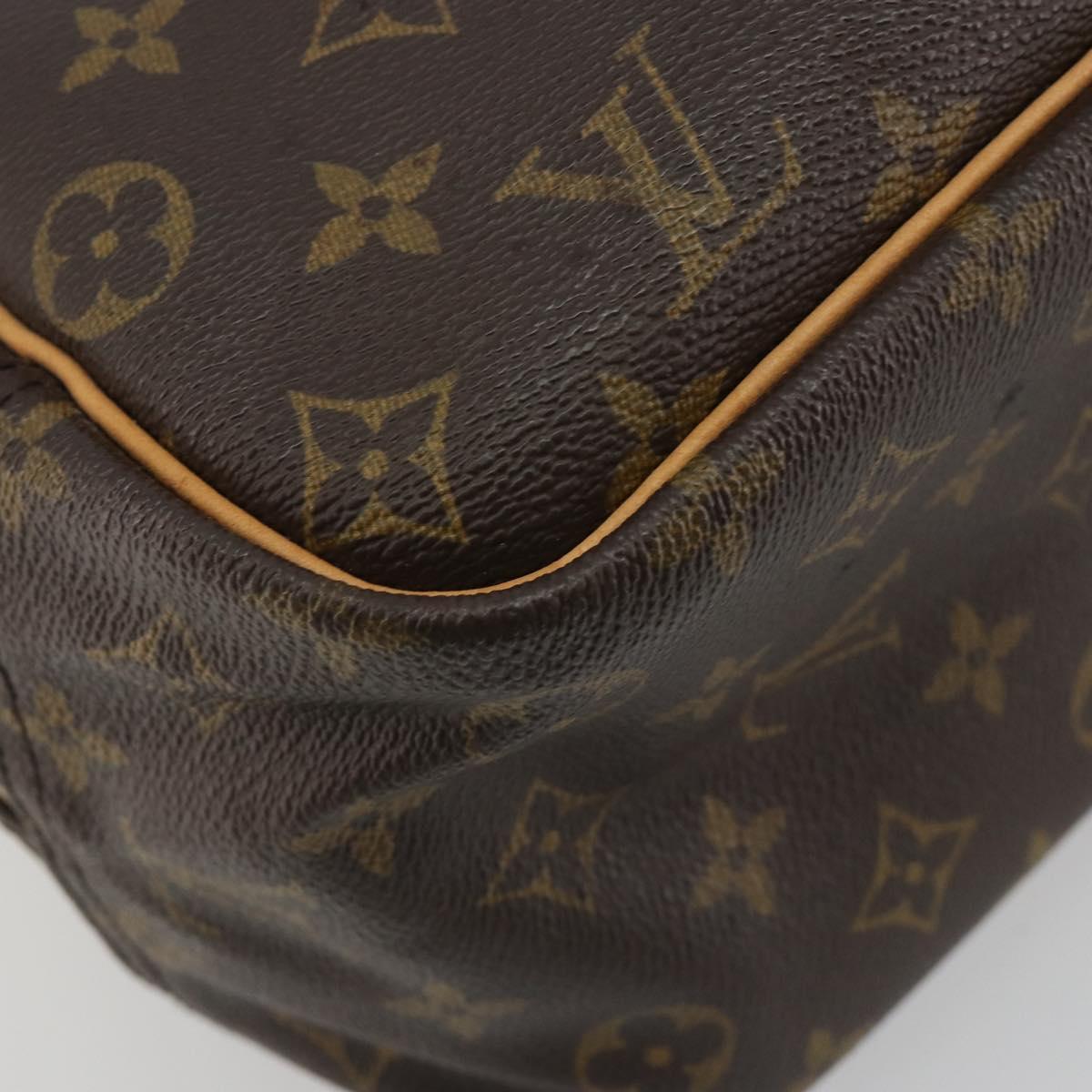 LOUIS VUITTON Monogram Deauville Hand Bag M47270 LV Auth ep15282