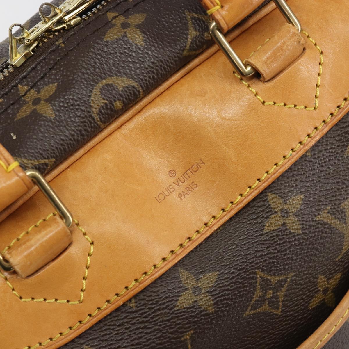 LOUIS VUITTON Monogram Deauville Hand Bag M47270 LV Auth ep15282