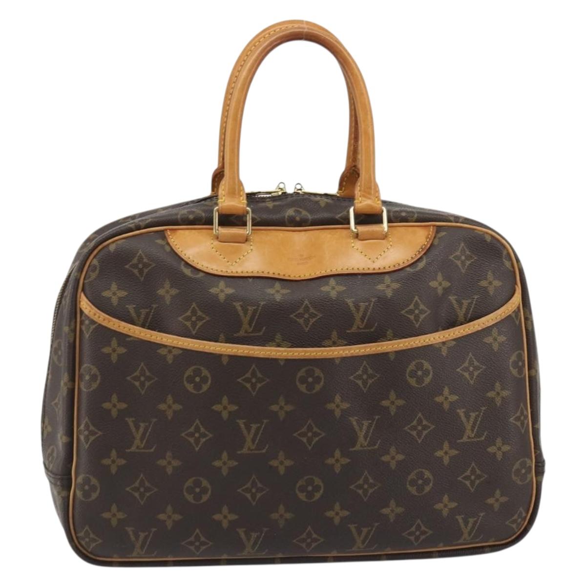 LOUIS VUITTON Monogram Deauville Hand Bag M47270 LV Auth ep15282