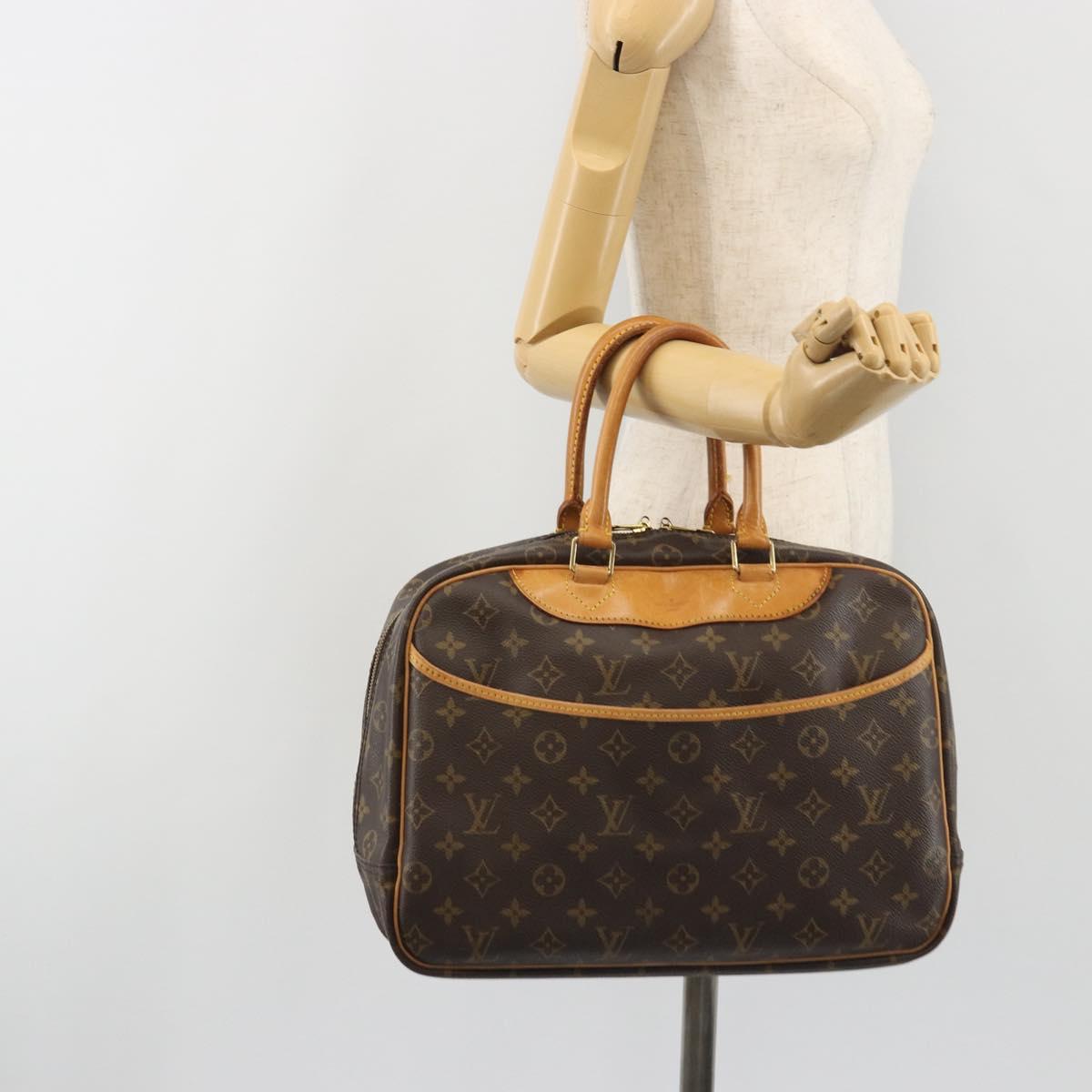 LOUIS VUITTON Monogram Deauville Hand Bag M47270 LV Auth ep15282