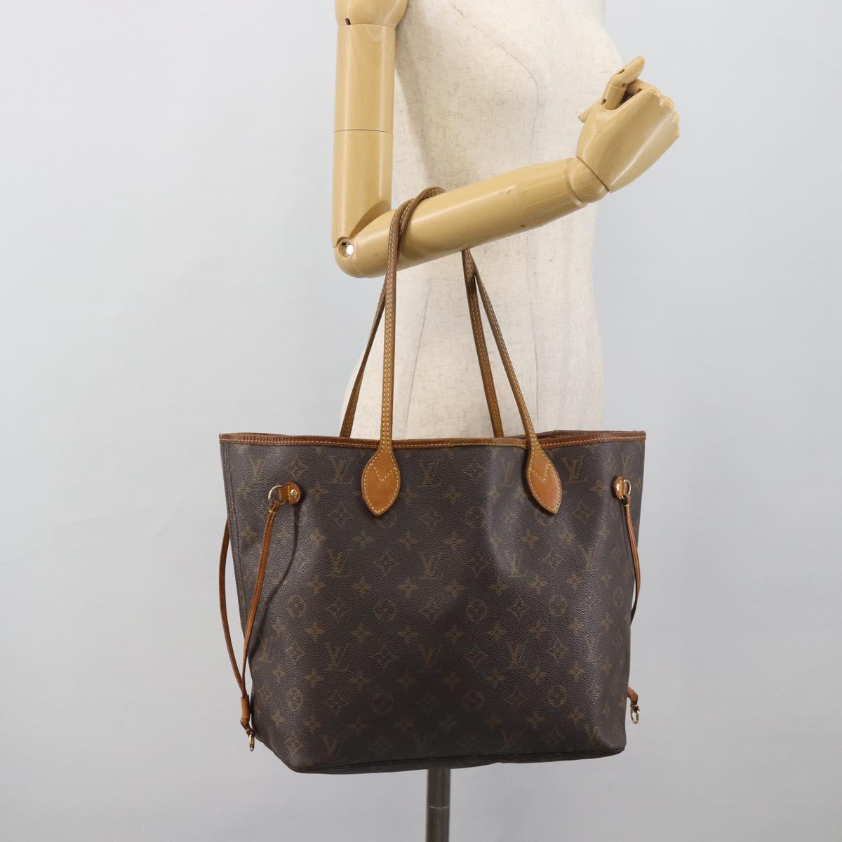 LOUIS VUITTON Monogram Neverfull MM Tote Bag M40156 LV Auth ep15285
