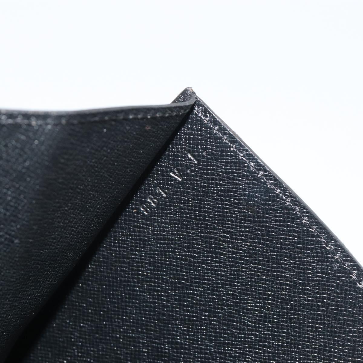 LOUIS VUITTON Epi Montaigne 27 Clutch Bag Black M52652 LV Auth ep15286