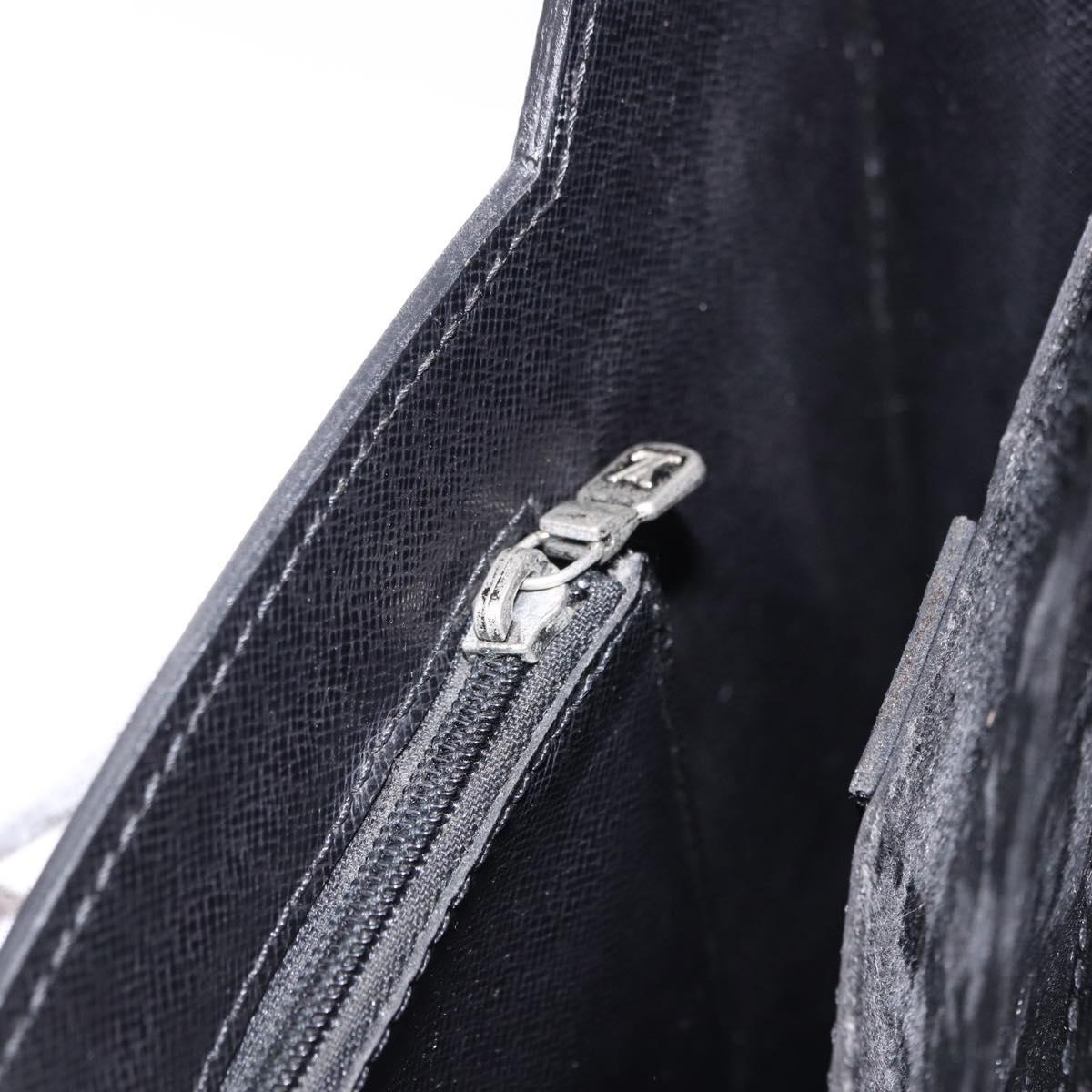 LOUIS VUITTON Epi Porte Documents Bandouliere Bag Black M54462 LV Auth ep15289A