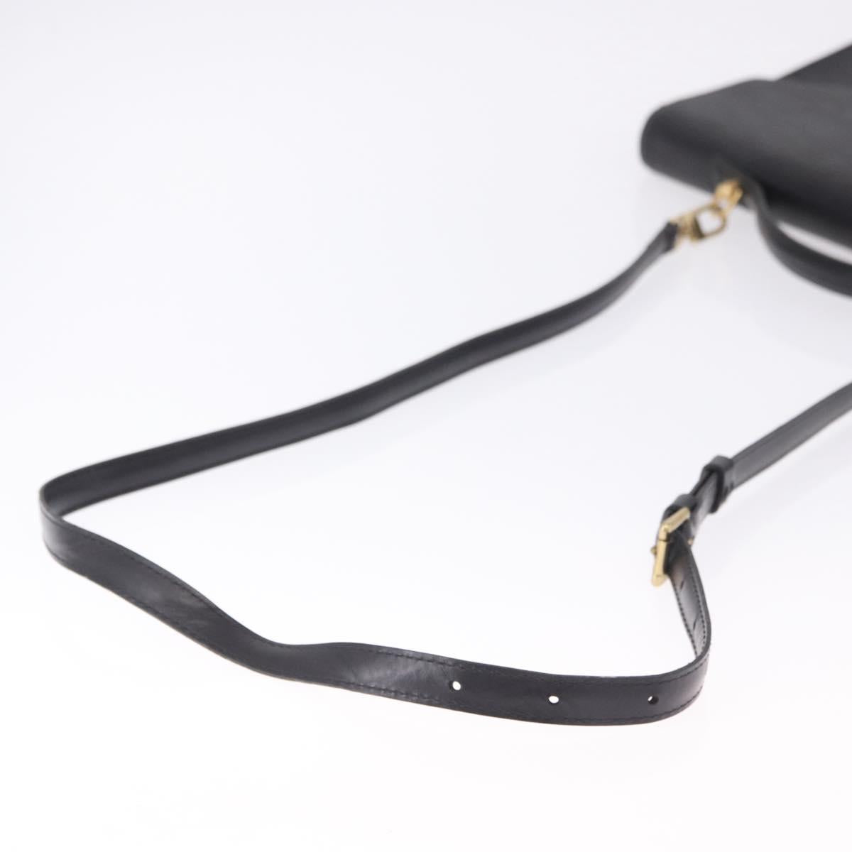 LOUIS VUITTON Epi Porte Documents Bandouliere Bag Black M54462 LV Auth ep15289A