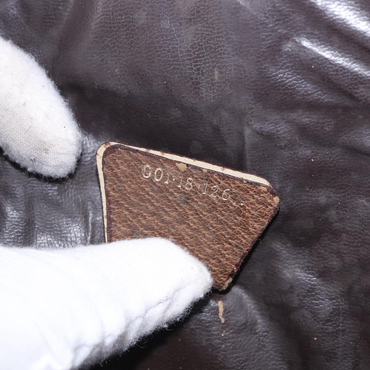 GUCCI GG Supreme Shoulder Bag PVC Leather Beige Gold 001 18 126 Auth ep15293