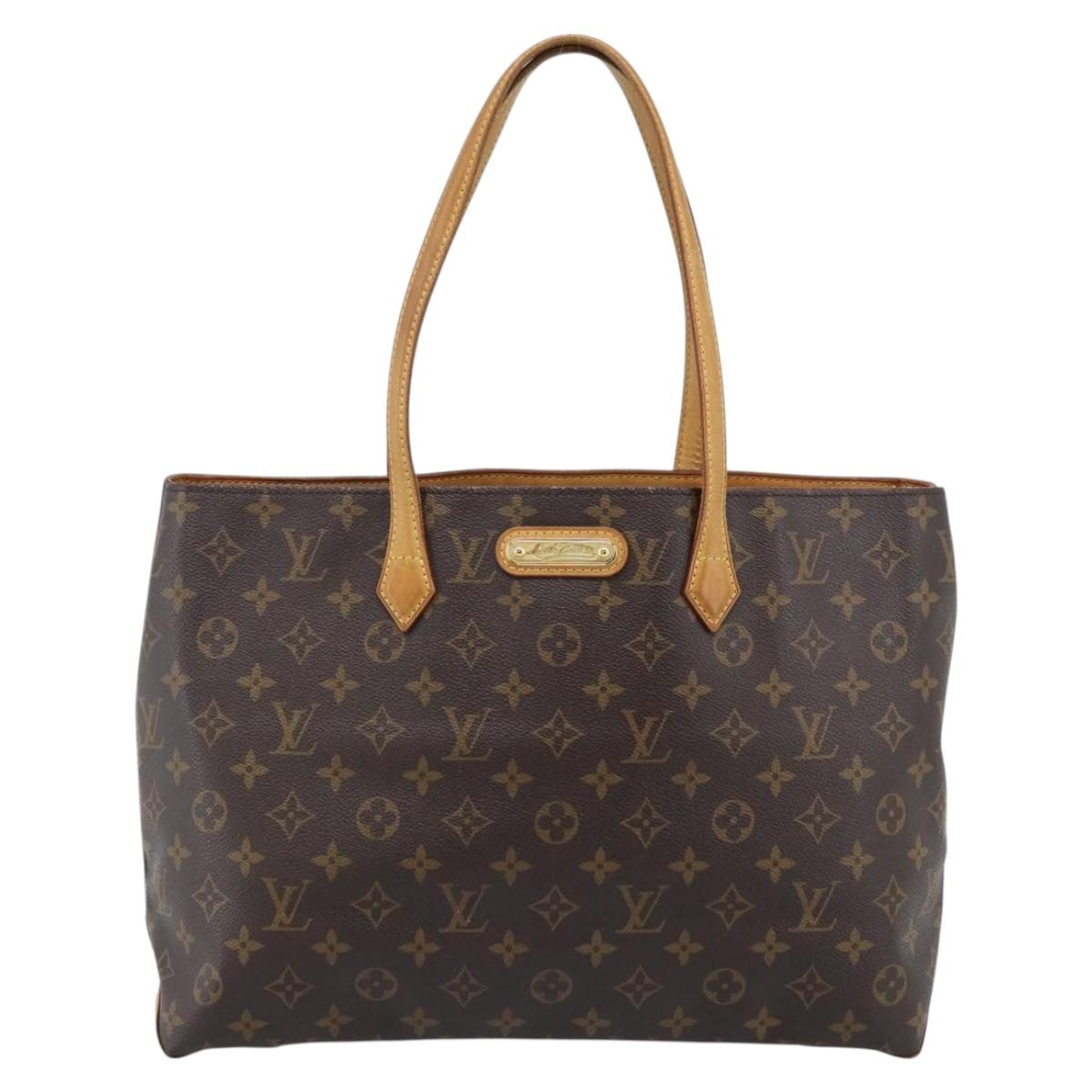 LOUIS VUITTON Monogram Wilshire MM Hand Bag M45644 LV Auth ep15298