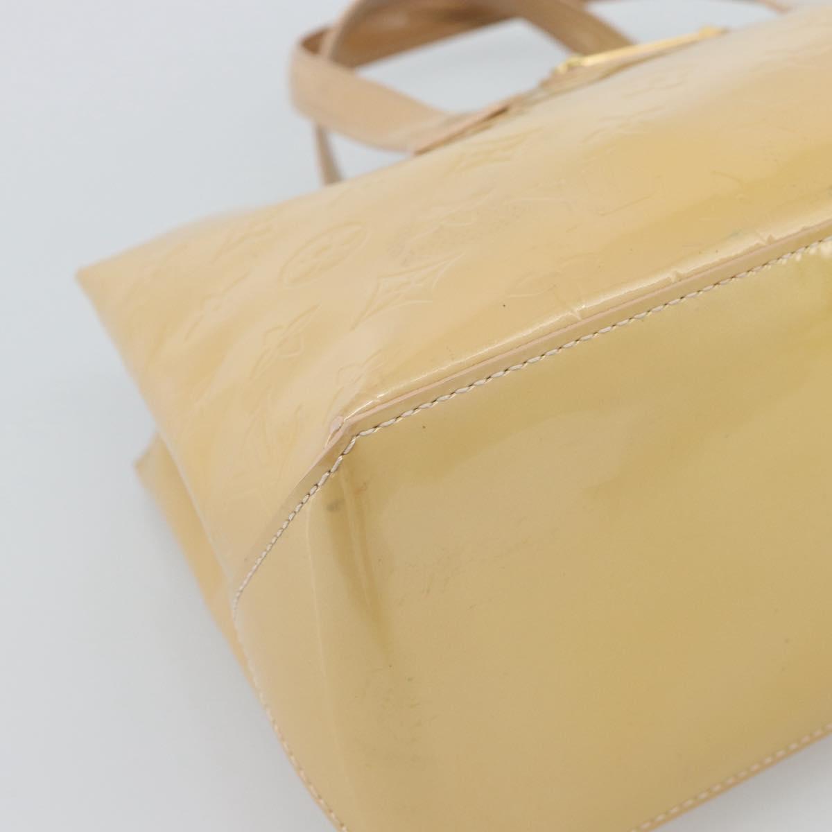 LOUIS VUITTON Monogram Vernis Wilshire PM Bag Broncorail M91452 LV Auth ep15299