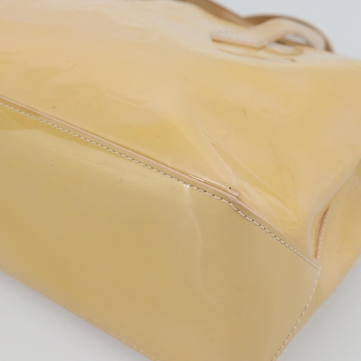 LOUIS VUITTON Monogram Vernis Wilshire PM Bag Broncorail M91452 LV Auth ep15299