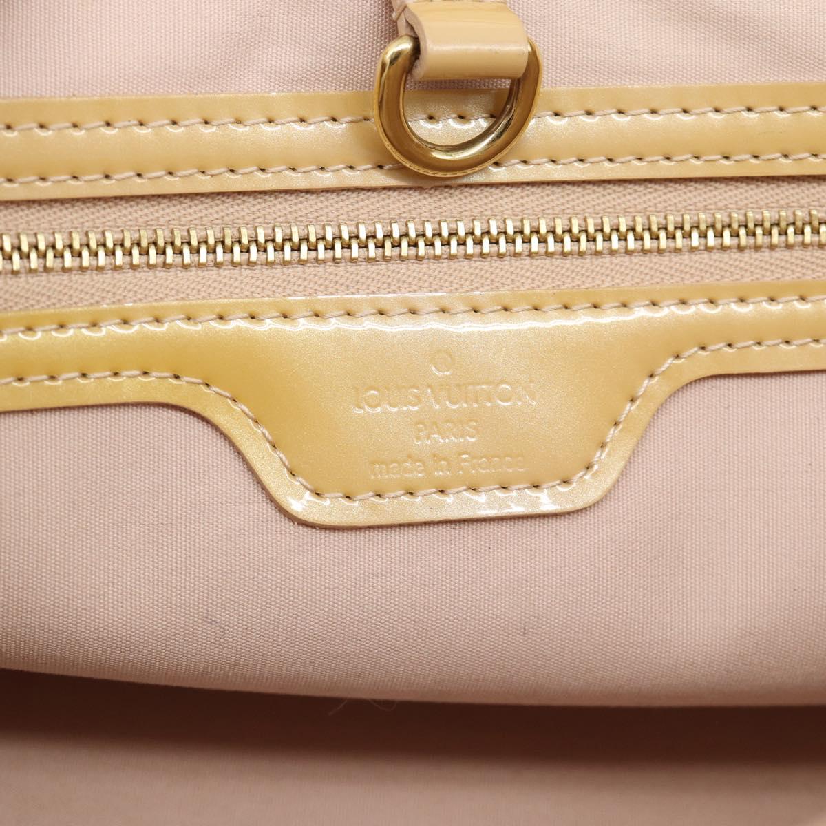 LOUIS VUITTON Monogram Vernis Wilshire PM Bag Broncorail M91452 LV Auth ep15299