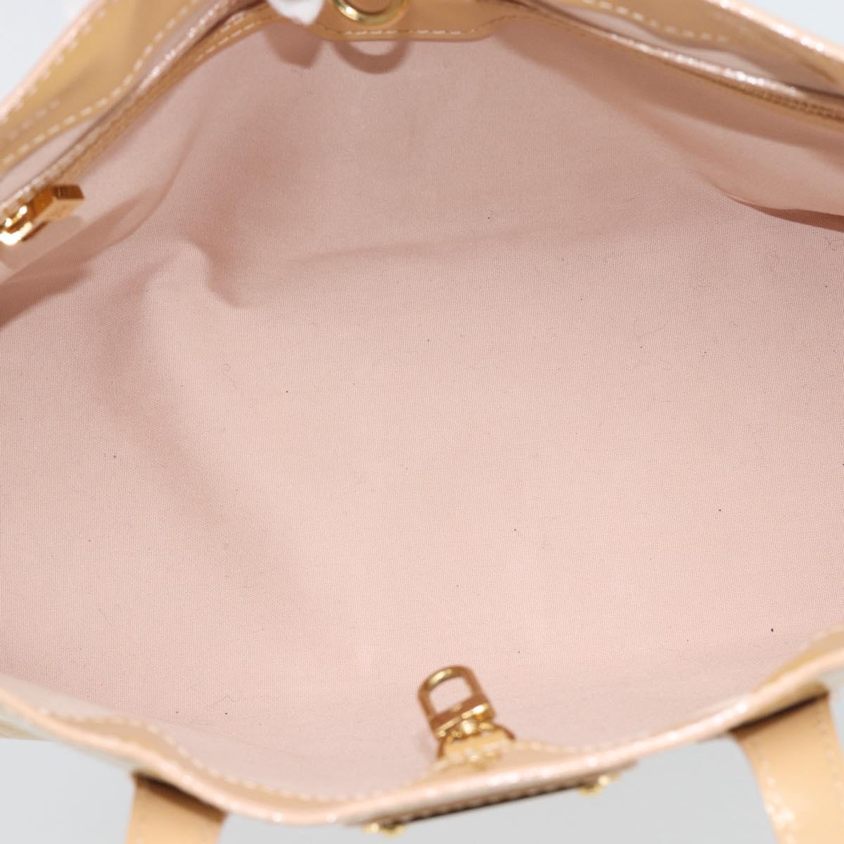 LOUIS VUITTON Monogram Vernis Wilshire PM Bag Broncorail M91452 LV Auth ep15299