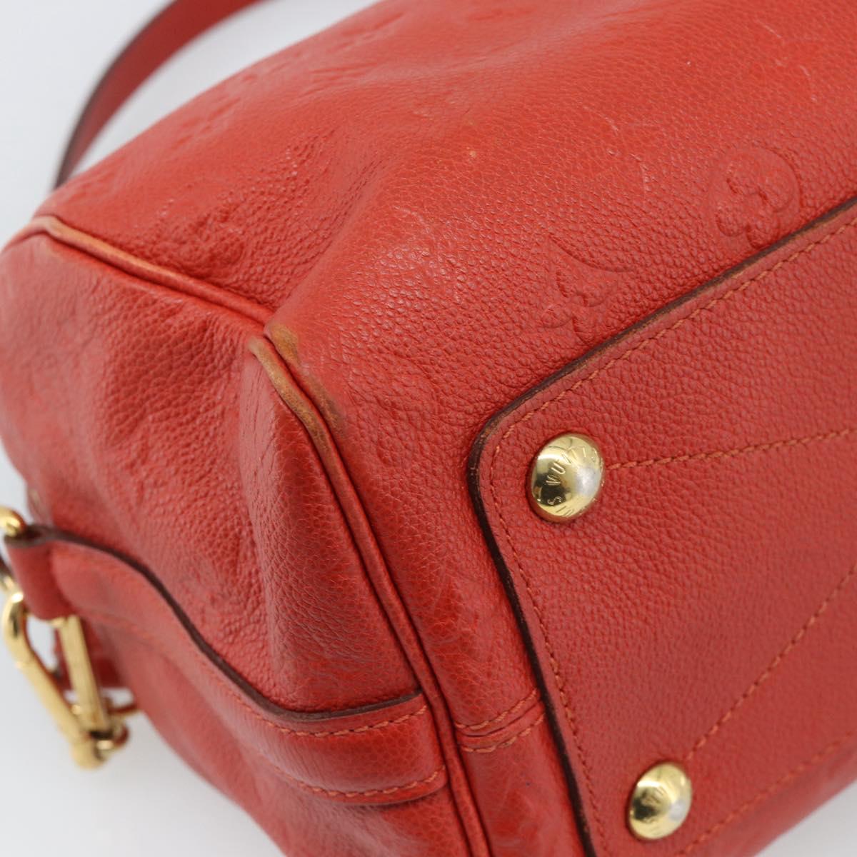 LOUIS VUITTON Monogram Empreinte Speedy Bandouliere 25 Orian M40758 Auth ep15301