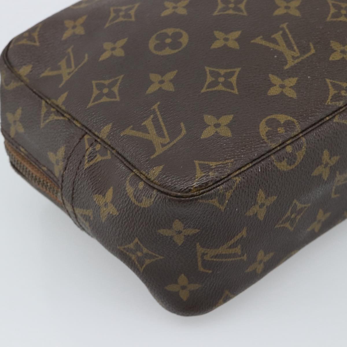 LOUIS VUITTON Monogram Trousse Toilette 28 Clutch Bag M47522 LV Auth ep15304